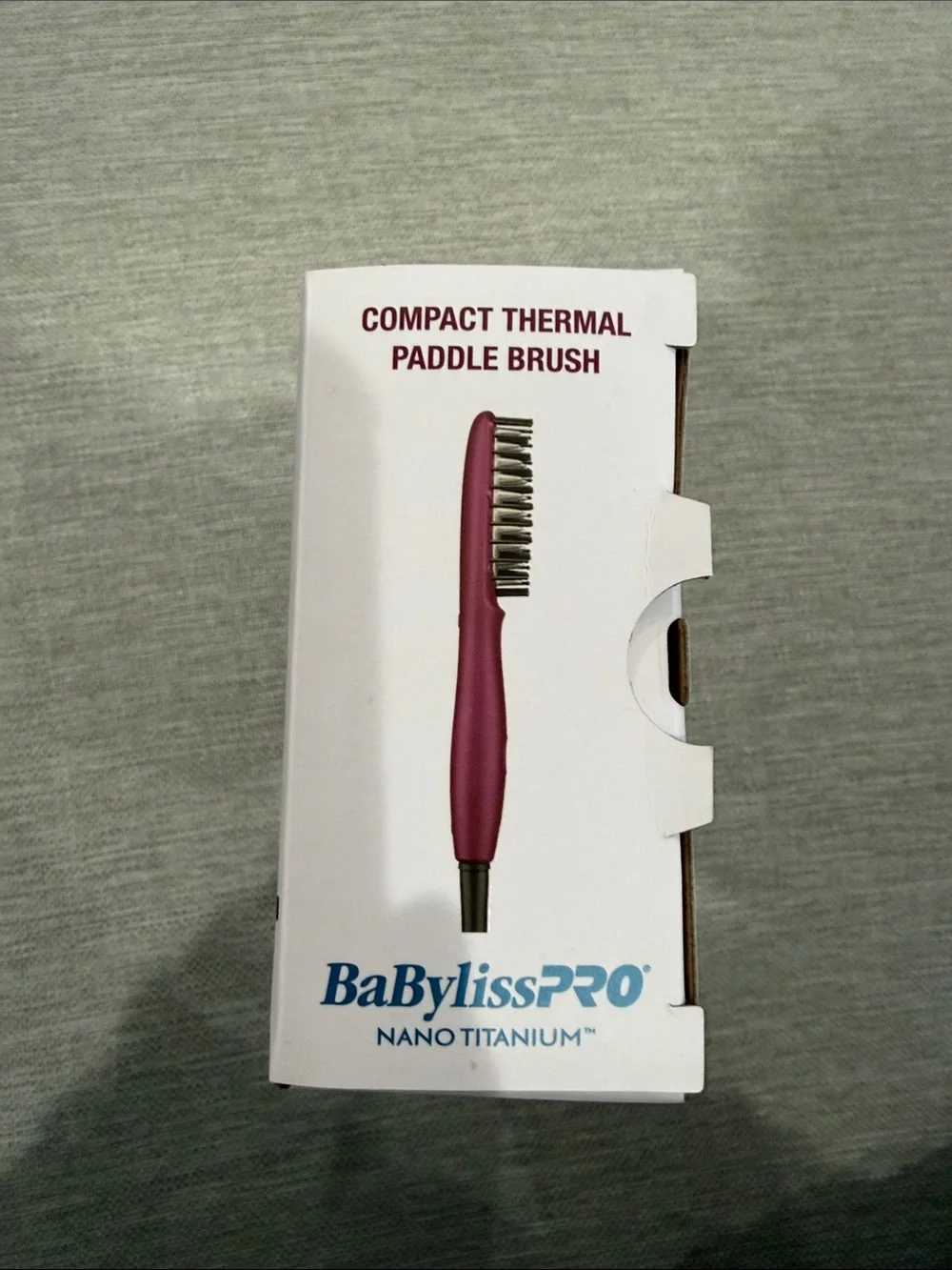 BabylissPro limited edition compact travel size thermal paddle brush